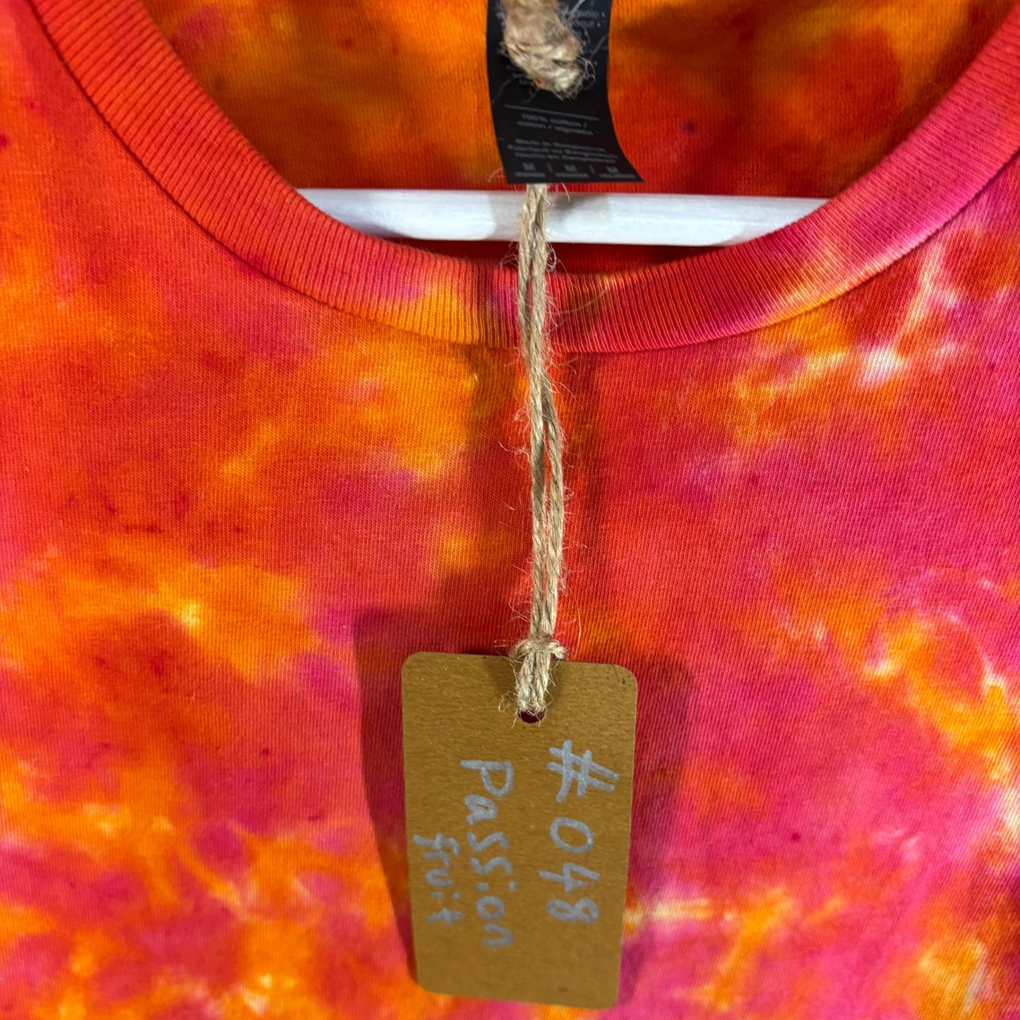 Tie-Dye T-shirt #048 - Passion Fruit Camo