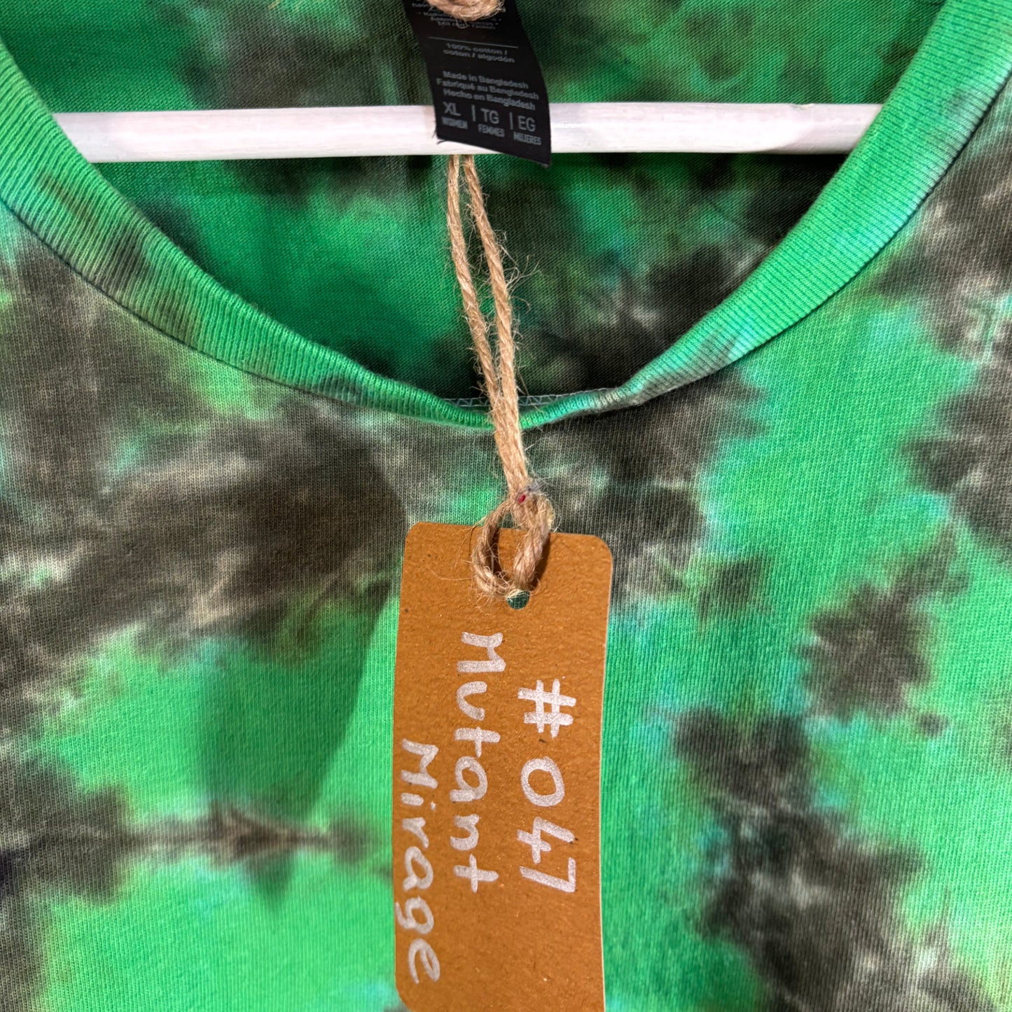Mutant Mirage Tie-Dye T-shirt #047 Women's XL Soft Cotton
