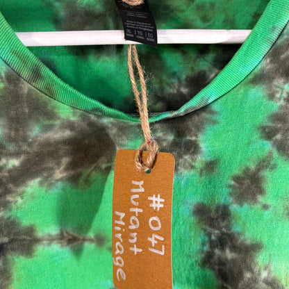Mutant Mirage Tie-Dye T-shirt #047 Women's XL Soft Cotton