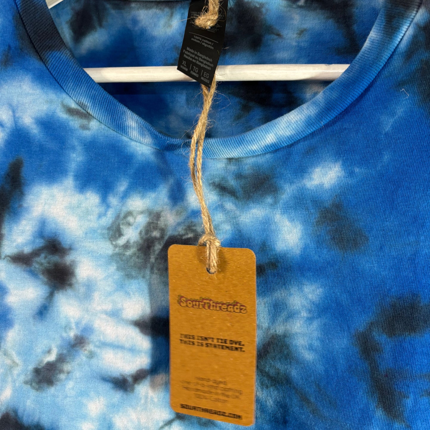 Dead Sea Camo Tie-Dye T-shirt #046 Women's XL Soft Cotton