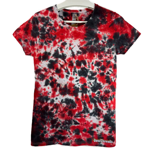 Tie-Dye T-shirt #002 - Bloodstain Rave Scrunch