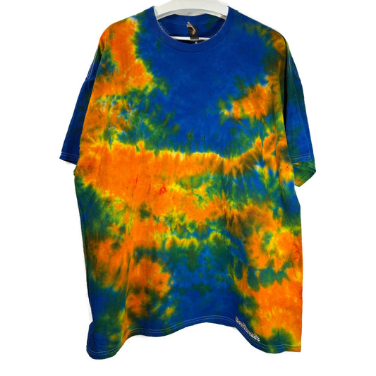 Men's Unisex XXL Tie-Dye T-shirt #040 - Heat Map
