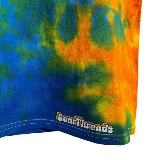 Men's Unisex XXL Tie-Dye T-shirt #040 - Heat Map