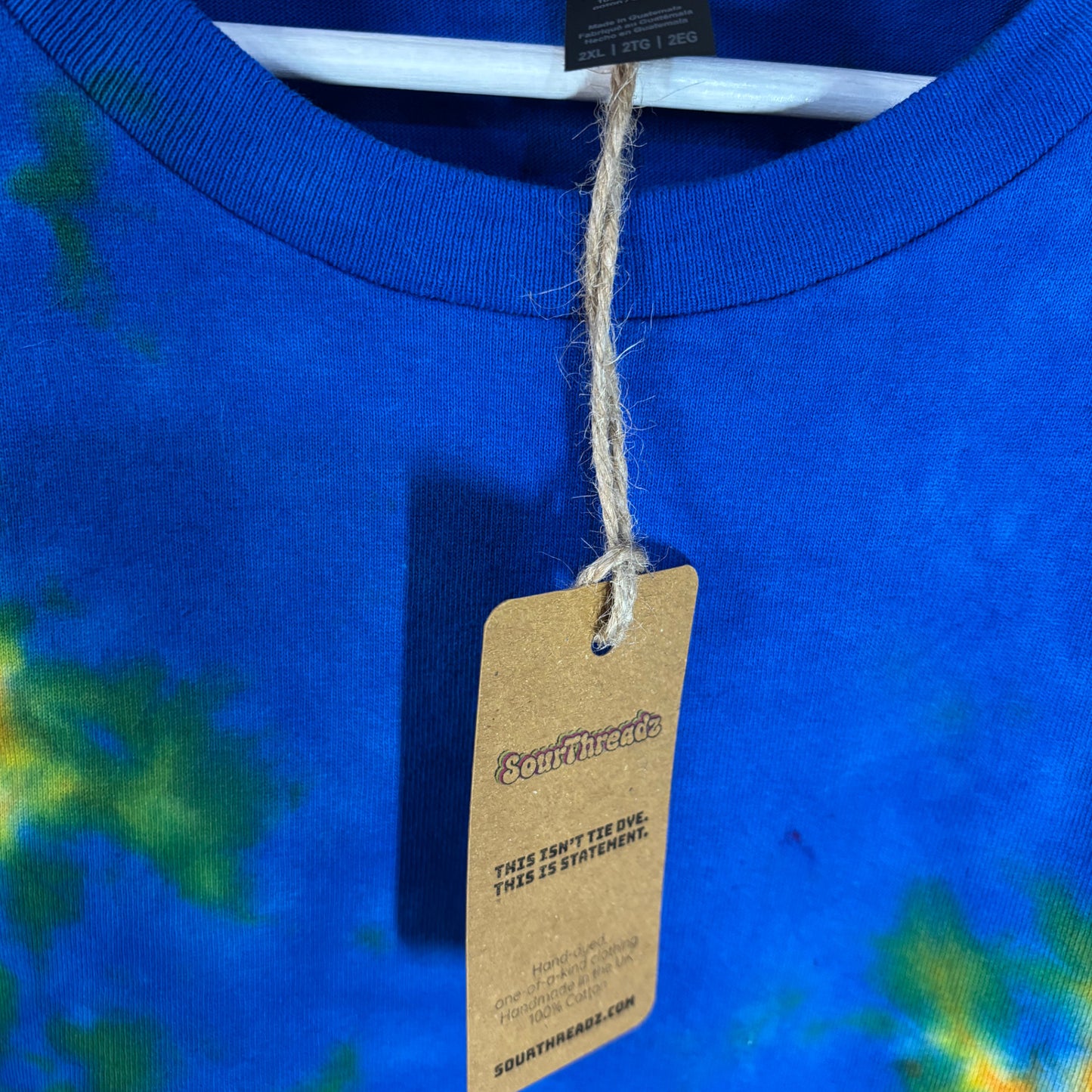 Men's Unisex XXL Tie-Dye T-shirt #040 - Heat Map