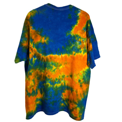 Heat Map Tie-Dye T-shirt #040 Men's Unisex XXL Heavy Cotton