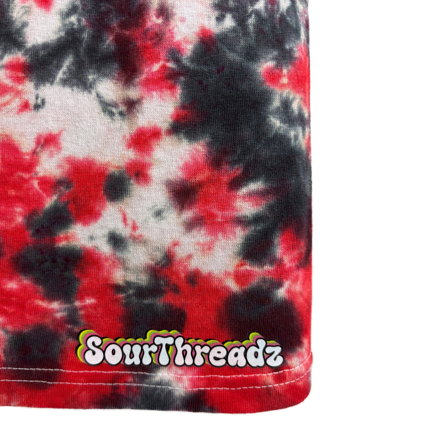 Bloodstain Rave Scrunch Tie-Dye T-shirt #002 Women's Small Heavy Cotton