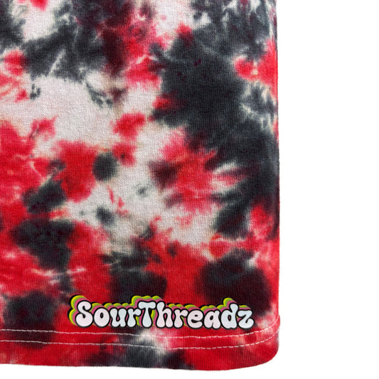 Tie-Dye T-shirt #002 - Bloodstain Rave Scrunch
