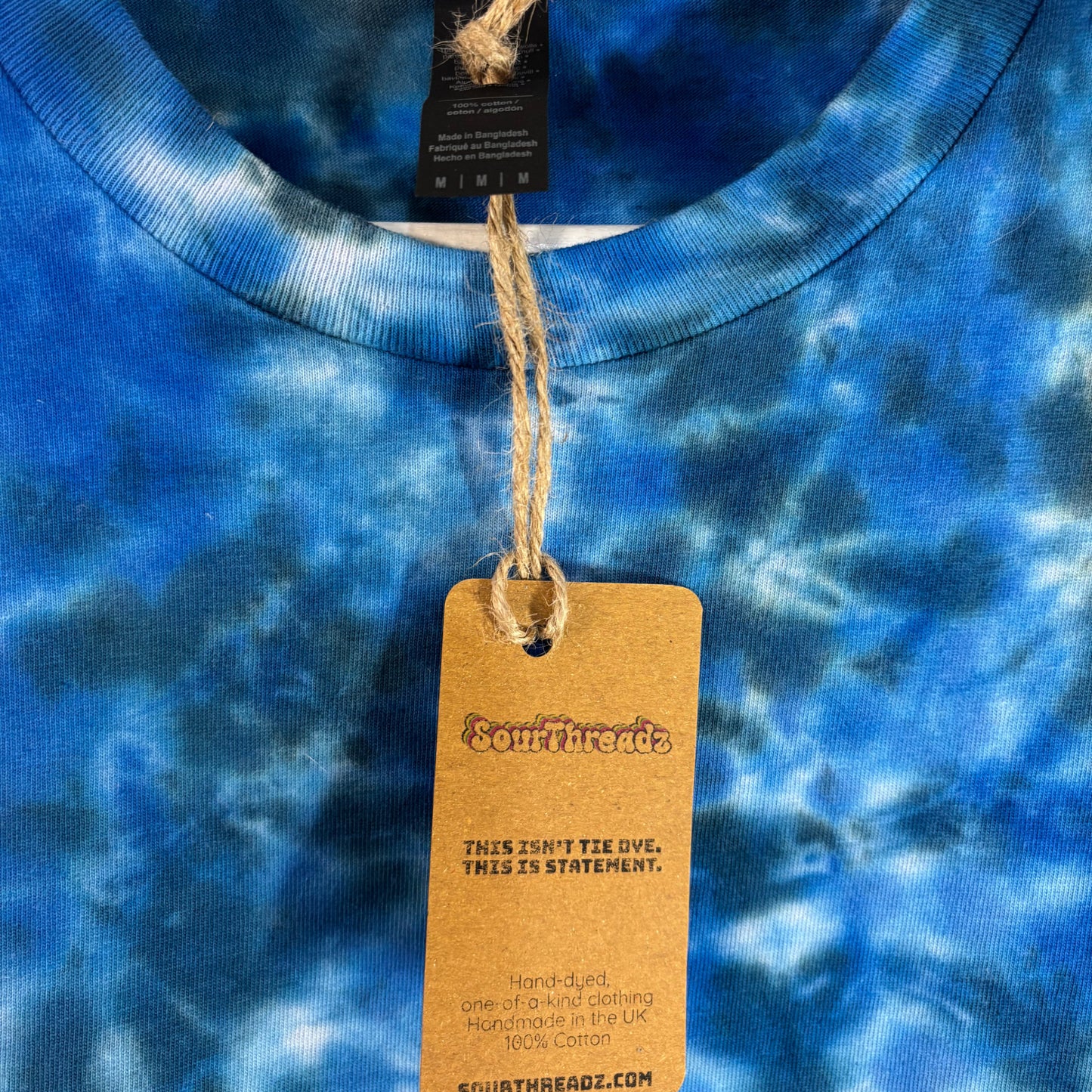Split-Cell Mitosis Tie-Dye T-shirt #044 Men's Medium Soft Cotton