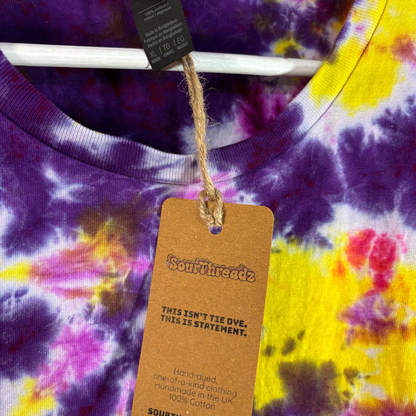Tie-Dye T-shirt #045 - Poison Orchid