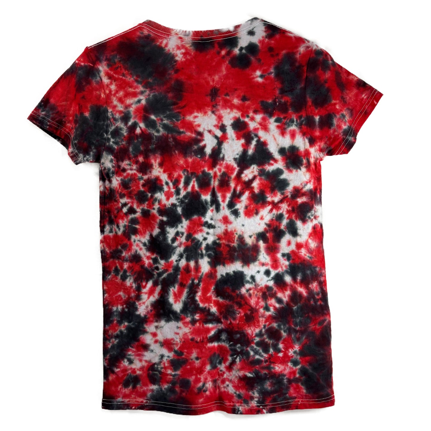 Bloodstain Rave Scrunch Tie-Dye T-shirt #002 Women's Small Heavy Cotton