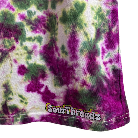 Women's Extra Large Tie-Dye T-shirt #011 - Witchbloom Scrunch