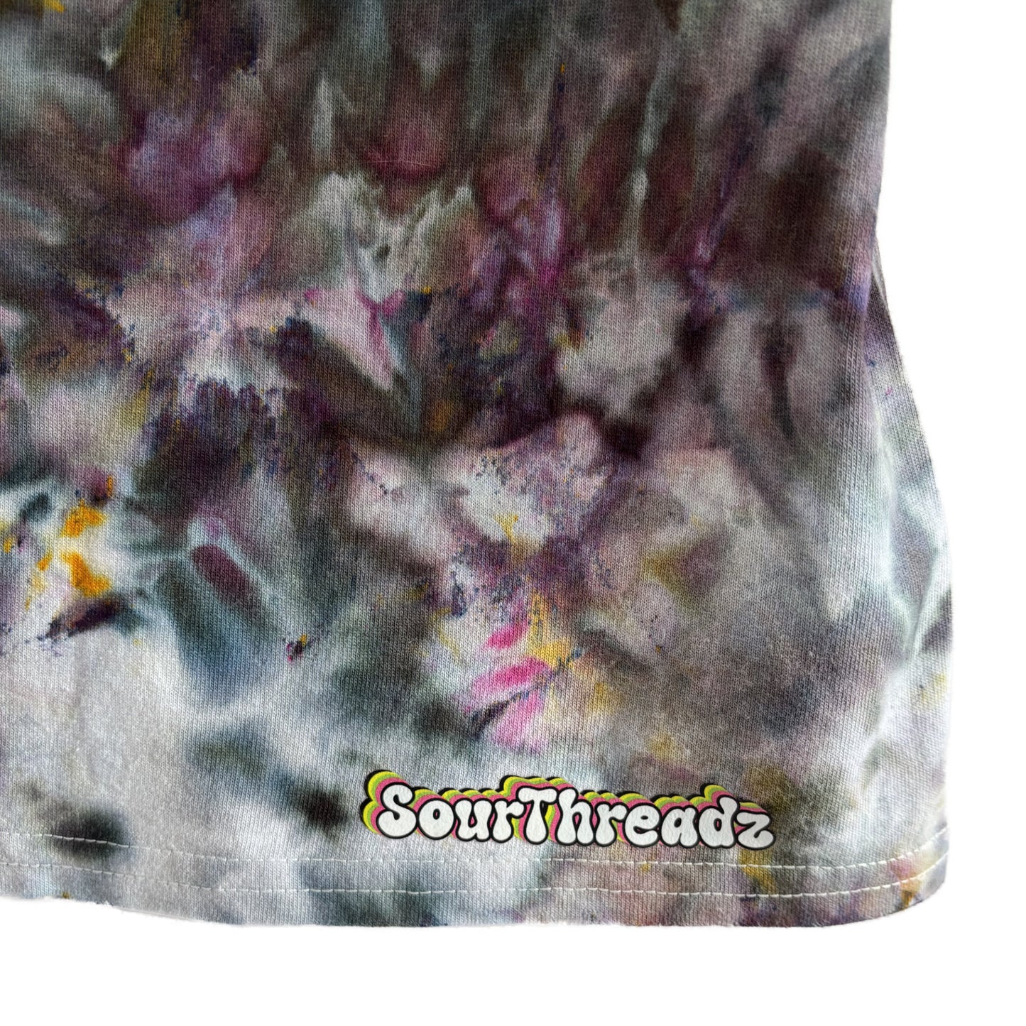 Shadowmelt Ice Scrunch Tie-Dye T-shirt #020 Men's Unisex Large Heavy Cotton