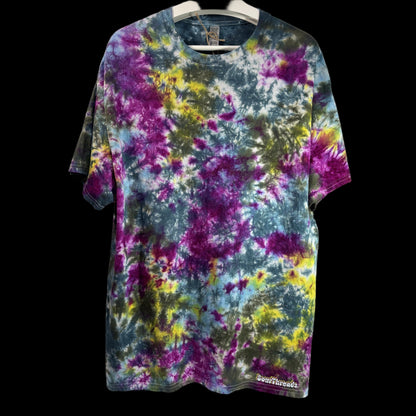 Velvet Chaos Tie-Dye T-shirt #024 Men's Unisex XL Heavy Cotton