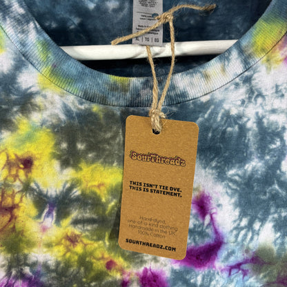 Velvet Chaos Tie-Dye T-shirt #024 Men's Unisex XL Heavy Cotton