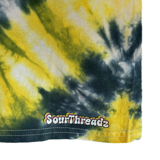 Men's Unisex Medium Tie-Dye T-shirt #016 - Solar Tides Spiral