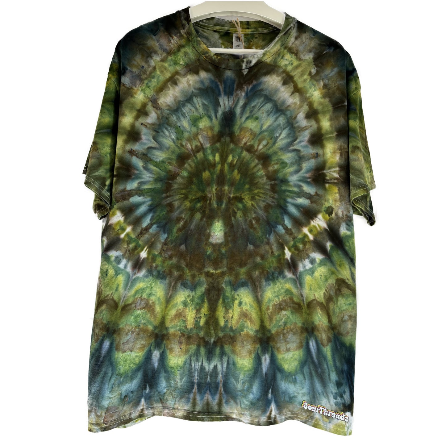 Crypt Garden Spider Ice Tie-Dye T-shirt #025 Men's Unisex XL Heavy Cotton