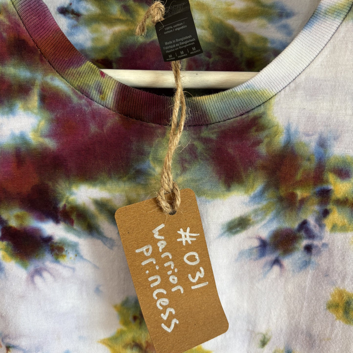Tie-Dye T-shirt #031 - Warrior Princess